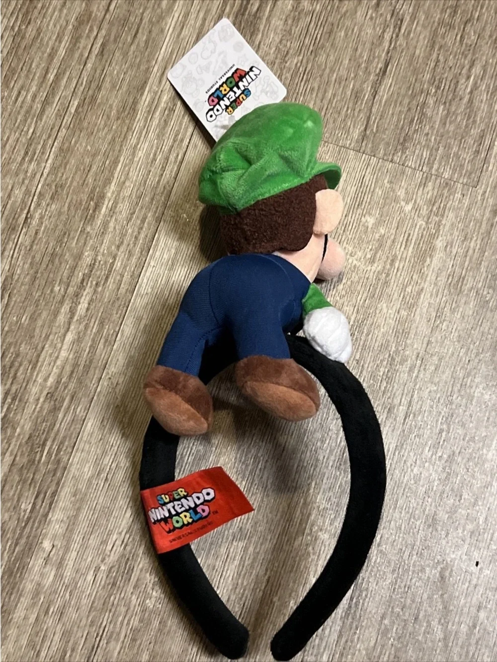 New Super Nintendo World Luigi Headband Universal Studios Hollywood